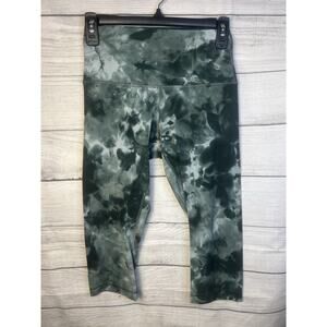 Women's Lululemon Align Pant Tie Dye Green SZ 6 Leggings